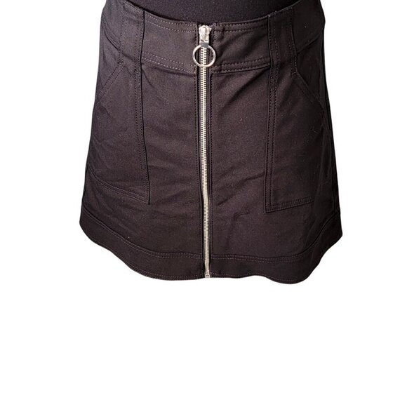 Express Y2K Zipper up mini skirt Size 2 - Picture 3 of 11